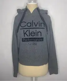 Calvin Klein Performance Cozy Pullover Hoodie Medium Chunky Drawstring