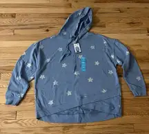 Seven7 Cute NWT  Sweatshirt Hoodie - XL Light Blue