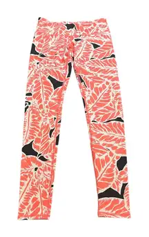 ALO Engineered AIrbrush Legging $110 Palm Springs‎ Pink Coral Black Pant Small