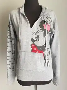 Disneyland sz S gray‎ cotton Minnie mouse warm hoodie
