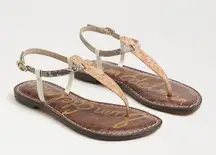 Sam Edelman Women's Gigi natural python Sandals