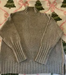 Gray Petal and Pup Sweater Sz L/XL