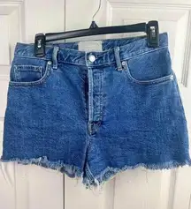 Everlane The Cheeky Denim BUTTON FLY Short Size 28 EUC EXCELLENT USED CONDTION