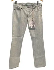 Chip & Pepper RARE Pamela Straight Leg denim jeans size 30 (10) Women's Gray NWT