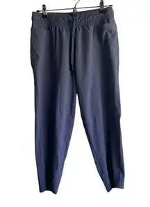 Womens Blue Cropped Hiking Pants w/ Pockets & Drawstring - Size S