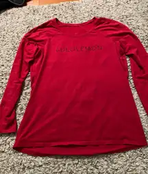 Lunar New Year Red Long Sleeve Size 8