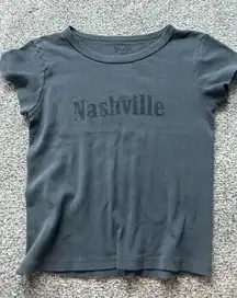 Dark Grey Brandy Melville Nashville Short Sleeve