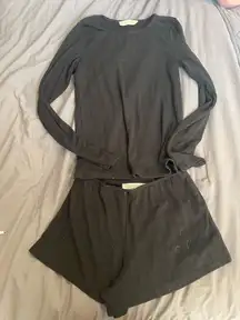 Abercrombie pj shorts set