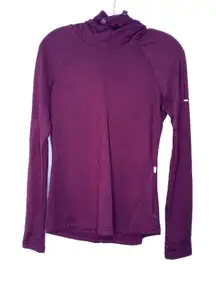 Mondetta burgandy pullover sweatshirt with hoodie
