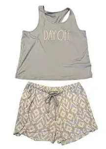 Rae Dunn  'Day Off' Tank and Shorts PJ Set