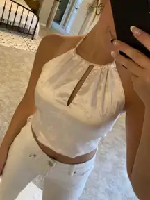 Silk Halter Top