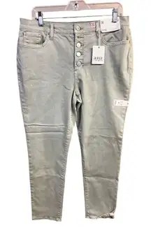 a.n.a. High Rise Ankle Skinny Stretch Pants Desert Sage Sz 14 NWT