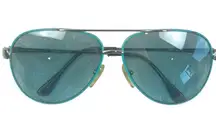 Emilio Pucci Women’s Teal Aviator Sunglasses