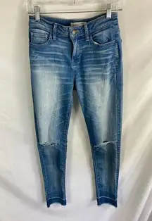 Daytrip Buckle Lynx Ankle Skinny Jean Size 25