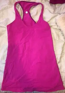 Hot Pink Racer Back Tank