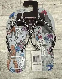 Vera Bradley Star Wars Far Far Away Light V. Dark Flip Flops Large 9-10 NWT