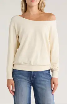 L'AGENCE Kimora Off Shoulder Top - Vintage White - M