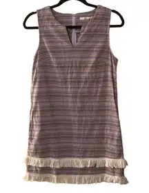 Ellison Linen Blend Sleeveless Tiered Dress