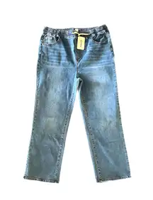 (3 for $25) Women’s Straight Leg Jeans Drawstring Waist PatPat Size 18 NWT