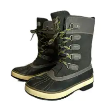 Ugg Baroness grey winter duck boot snow rainboots womens size 7
