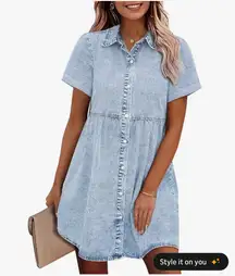 Denim dress