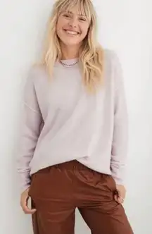 Aerie Unreal Womens Pink Soft Oversized Pullover Sweater sz XL Cozy Laggen Comfy