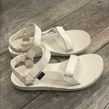 Teva Cream Adventure Sandals with Adjustable Straps