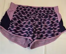Nike Purple Athletic Shorts Dynamic Design