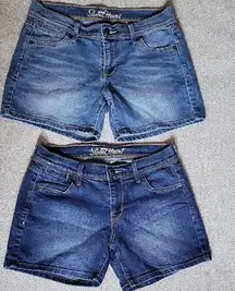 Old Navy Blue Jean Shorts Classic Denim Style Set/2 Size 2