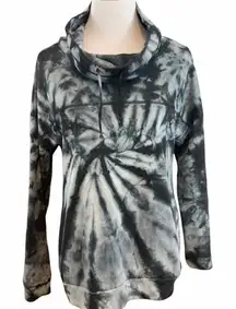 Simply Southern black and gray tie dye pullover