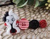 Disney Cruella De Vil Hairclip  Villain Handmade New