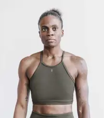 NWT NOBULL Women’s Matte High-Neck Sports Bra - XS - Dark Fallen Rock