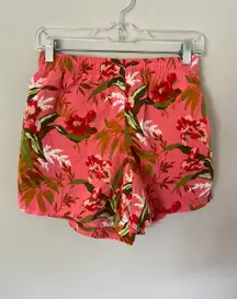 Floral Print Active Wear Shorts