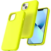 Neon Yellow Silicone iPhone 13 Case