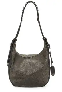 Rag & Bone Bradbury Leather Zip Hobo Bag, Iron Gray