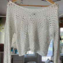 Cropped Knit Sweater