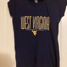 West Virginia Mountaineers Rivalry Threads Dark Blue T Shirt Womens 4/6 Small