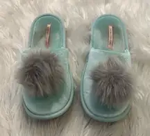 Victoria’s Secret Pom-Pom at Tap Slippers Teal