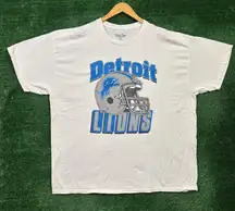 NFL Detroit Lions white oversized T-Shirt in Size XL