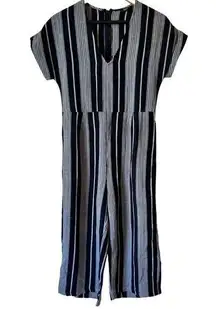 Rails Angela Mediterranean Stripe Navy Jumpsuit