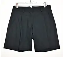 Euc Theory black wool chino dressy shorts sz 4