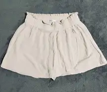 Tan Flowy Skort