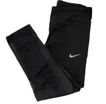 Nike  running drawstring running Capri leggings with mesh inserts size M