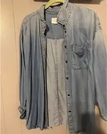 American Eagle Denim Button Down