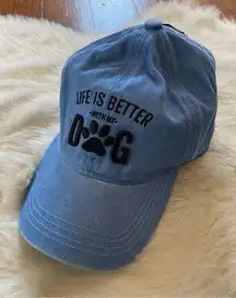 Blue Dog Baseball Hat