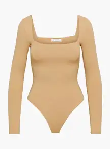 Babaton Long Sleeve Aritzia Bodysuit Contour Square Neck