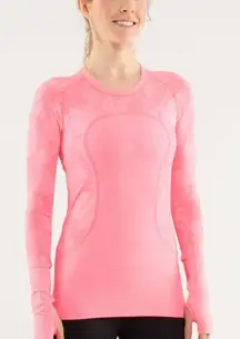 Lululemon Swiftly Tech Long Sleeve Crew Special Edition Top Flash