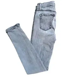 J Brand black skinny jeans size 25​ hipster edgy indie Night Bird faded Y2K goth