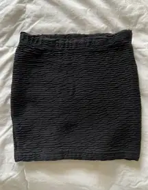 Black Bandage Mini Skirt