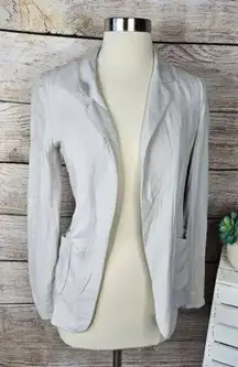 Aritzia Talula Kent Oversized Open Pockets Blazer Light Grey Size‎ 0